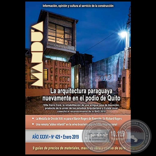 MANDU'A Revista de la Construcción - Nº 429 - Enero 2019